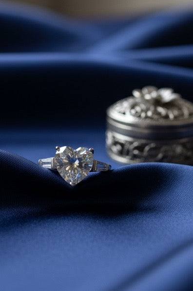 Heart Solitaire Ring