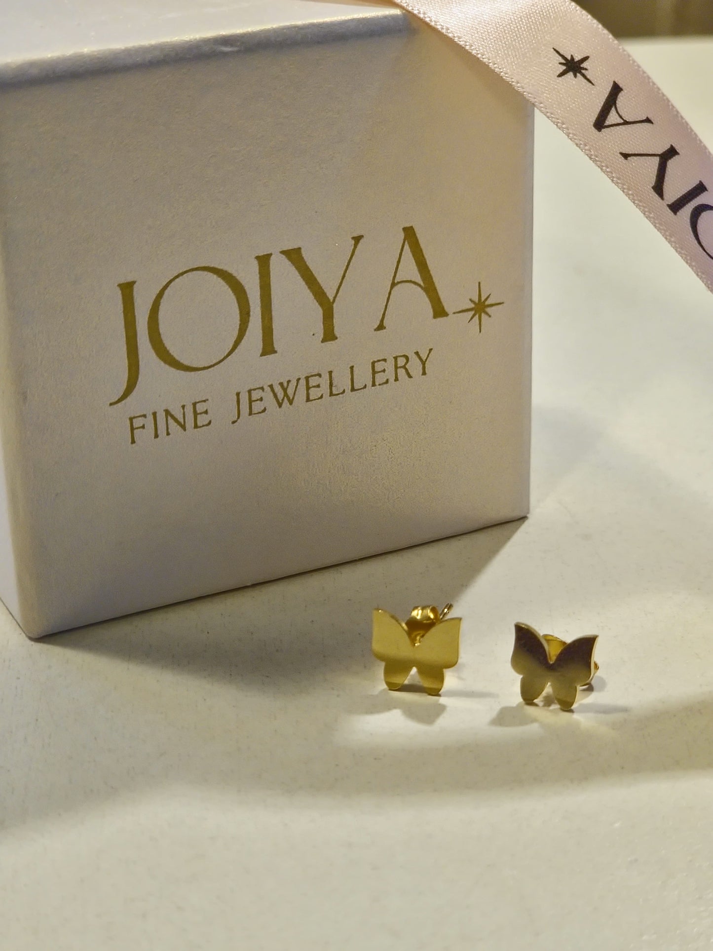 Golden Flutter Studs