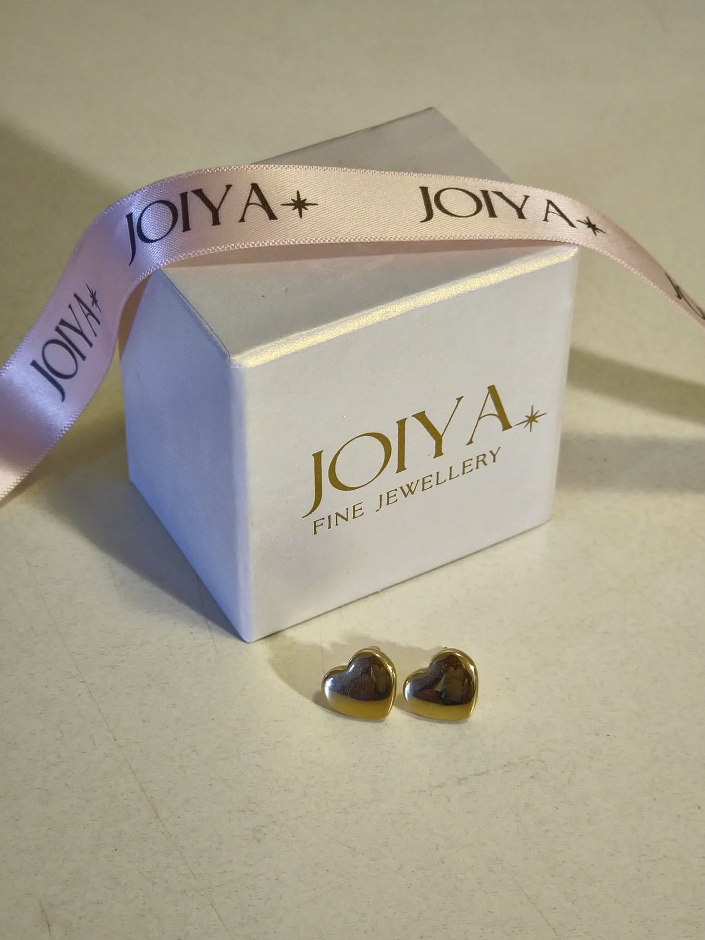 Golden Heart Studs