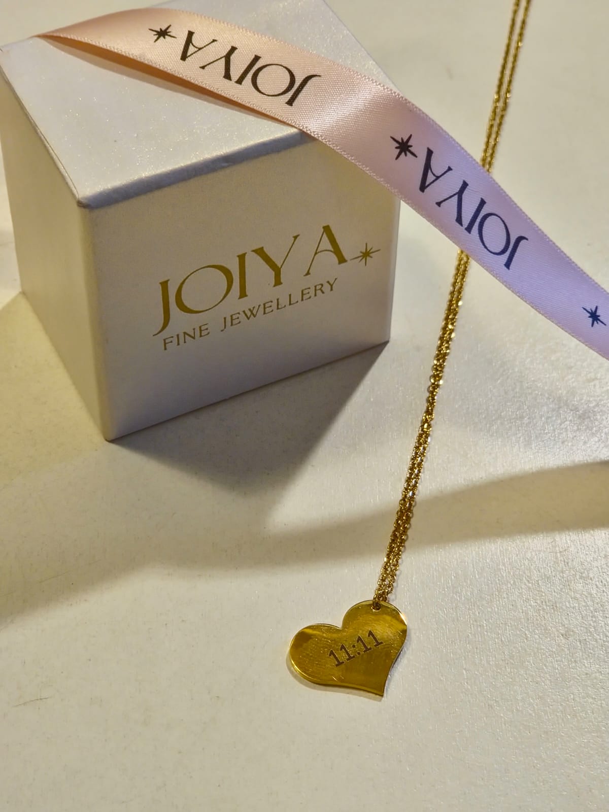 11:11 Heart Affirmation Necklace