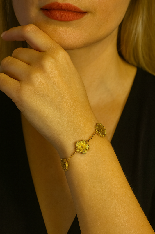 Golden Bloom Bracelet
