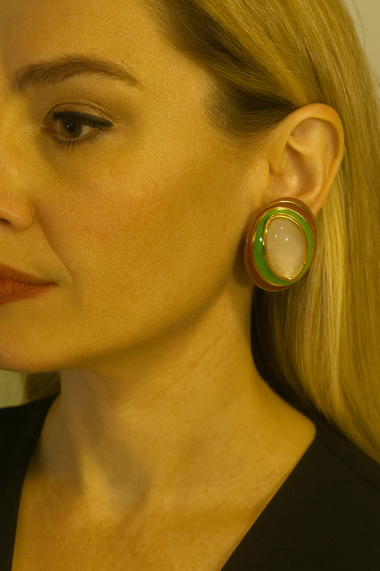 Aurora Enamel Studs