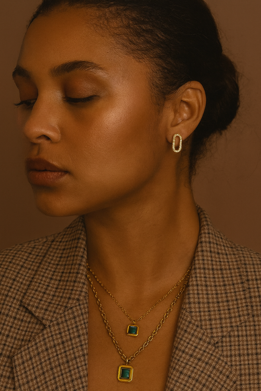 Verdant Duo Layered Necklace