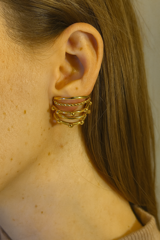 Celeste Layered Hoop Earrings