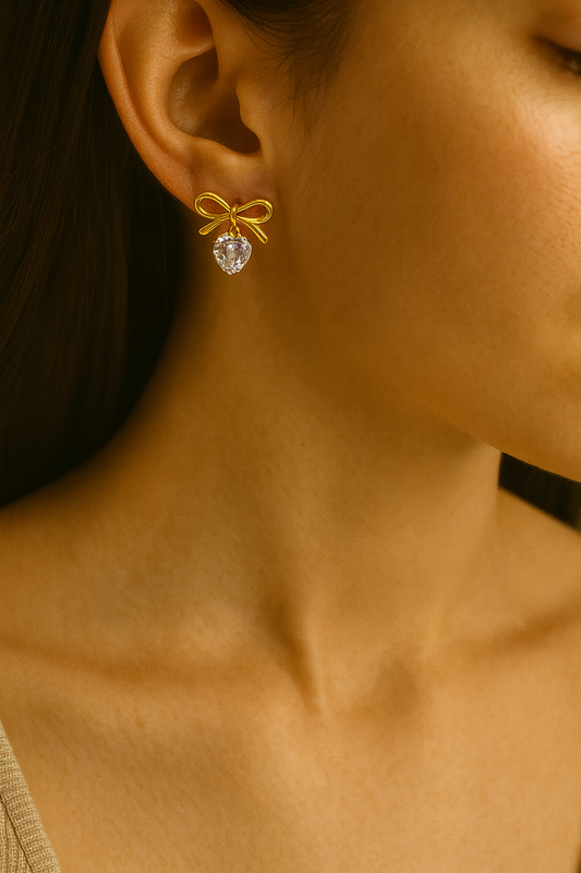 Aurielle Bow Studs