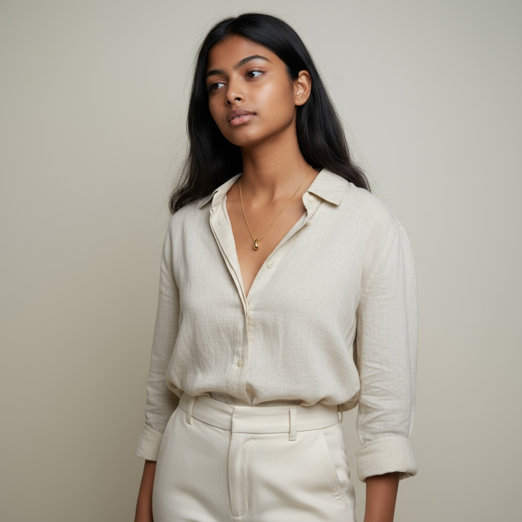 Teardrop Charm Necklace