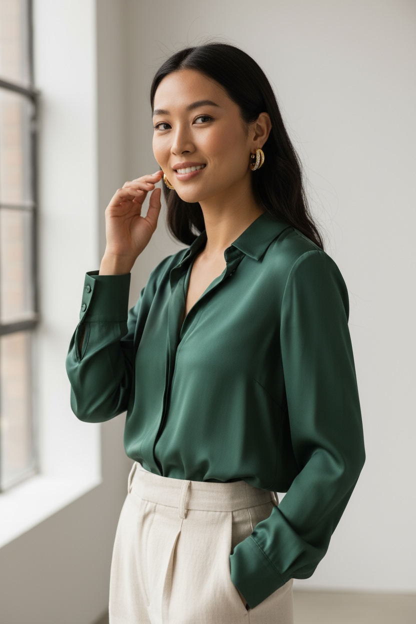 Elegant Gold Twist Hoop Earrings