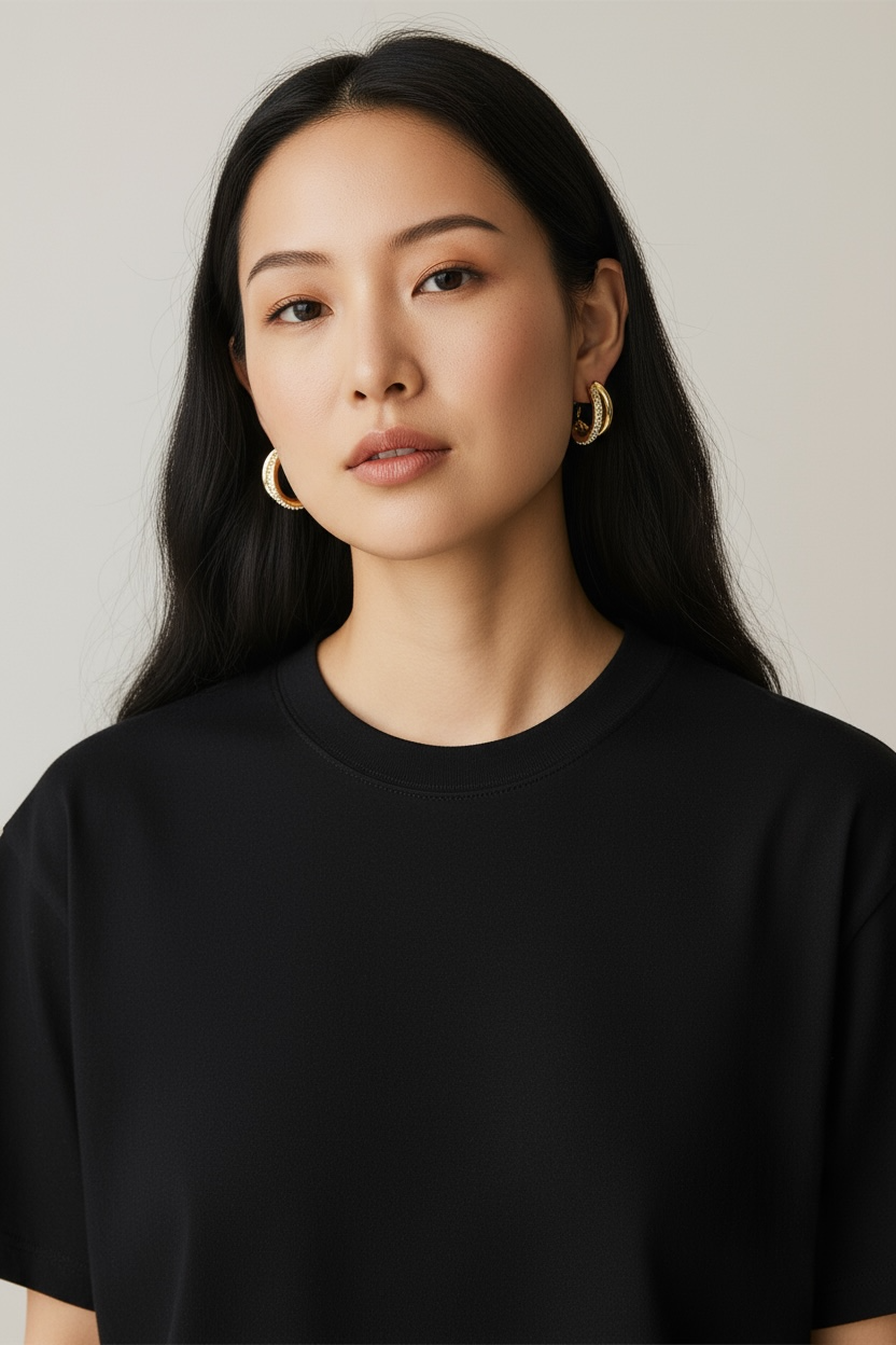 Elegant Gold Twist Hoop Earrings