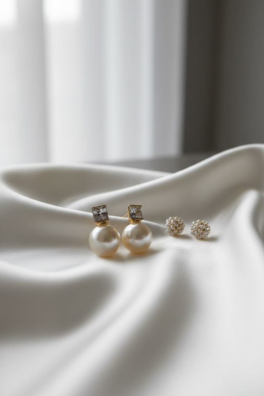 Classic Pearl Elegance Earrings