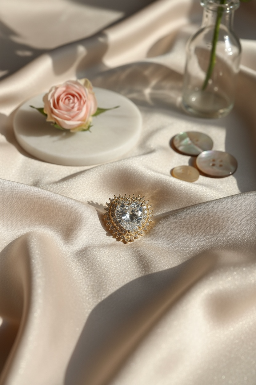 Luxury Heart-Cut Statement Rin